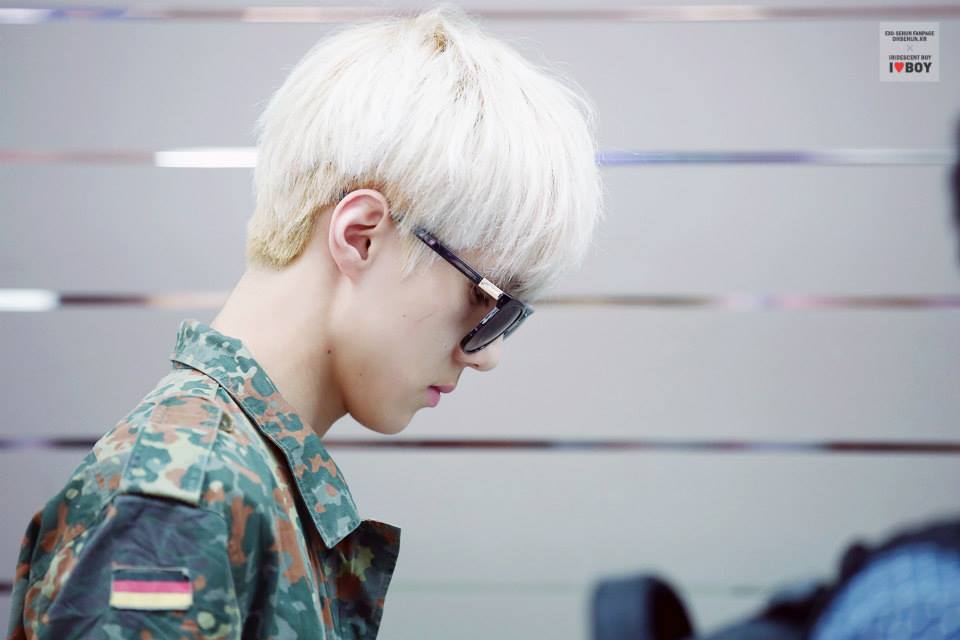 hair color sehun  1