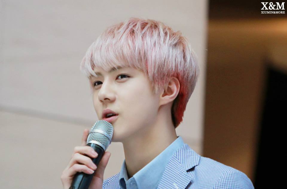 hair color sehun  1
