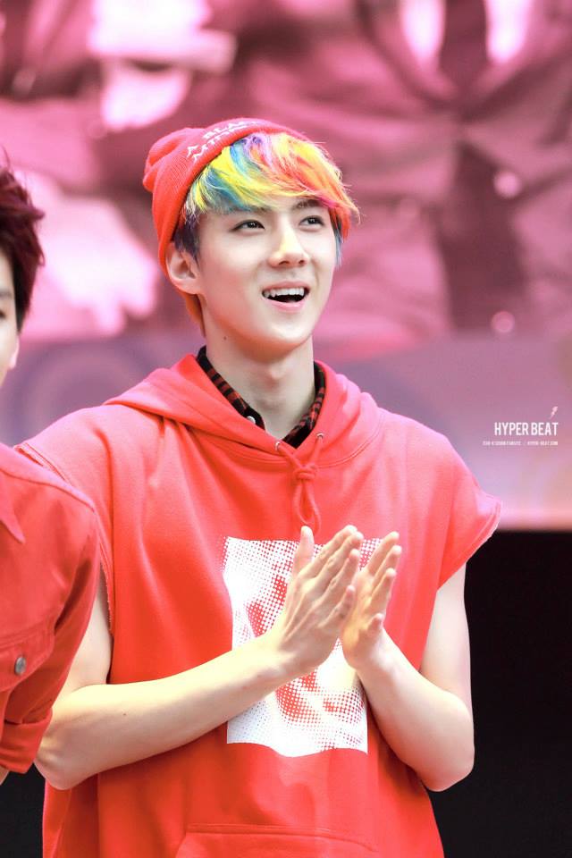 hair color sehun  1