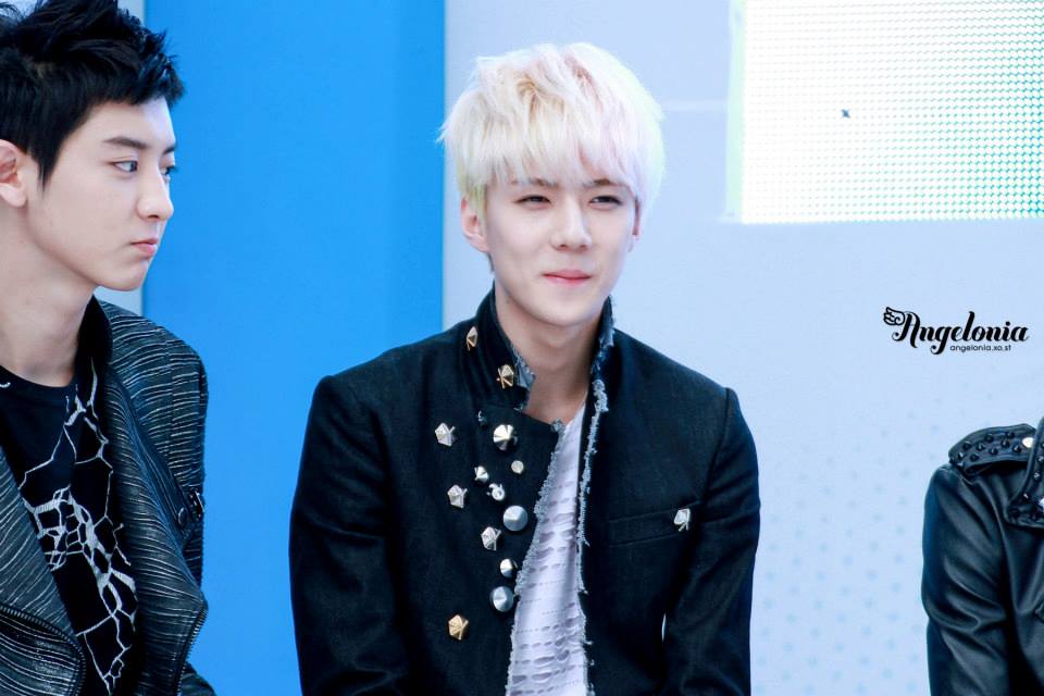 hair color sehun  1