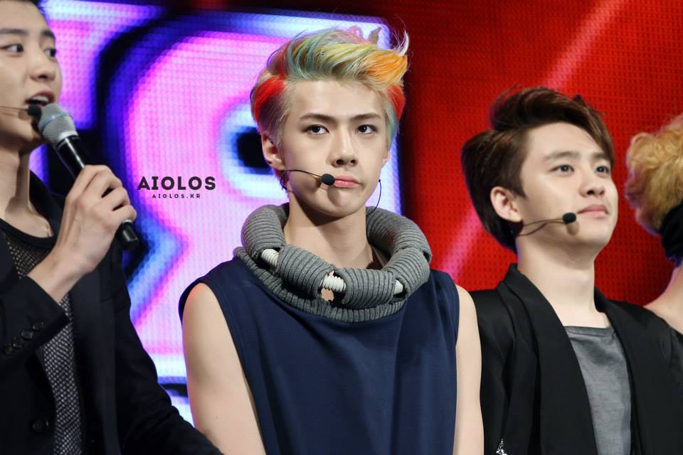 hair color sehun  1