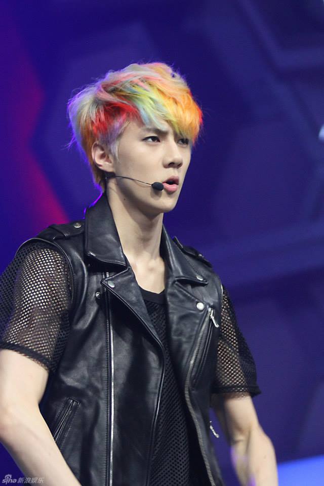 hair color sehun  1