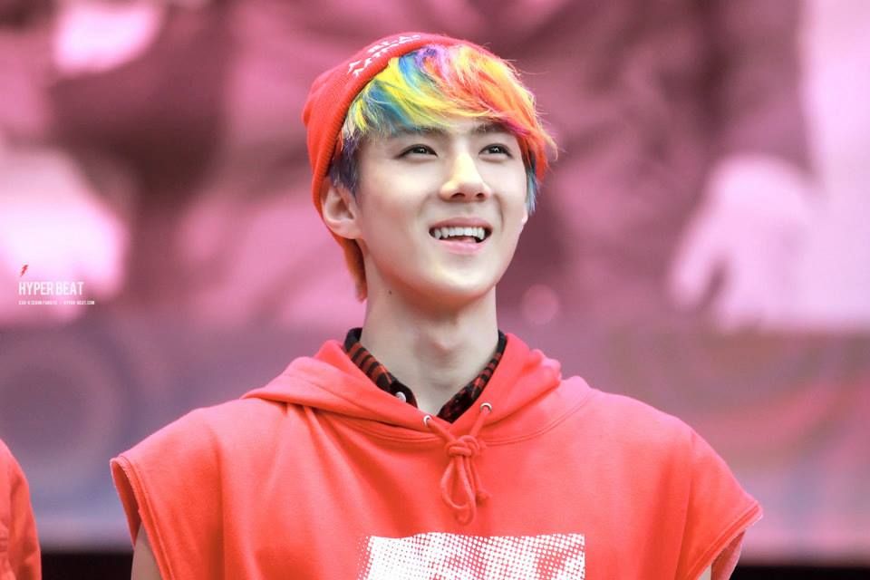 hair color sehun  1