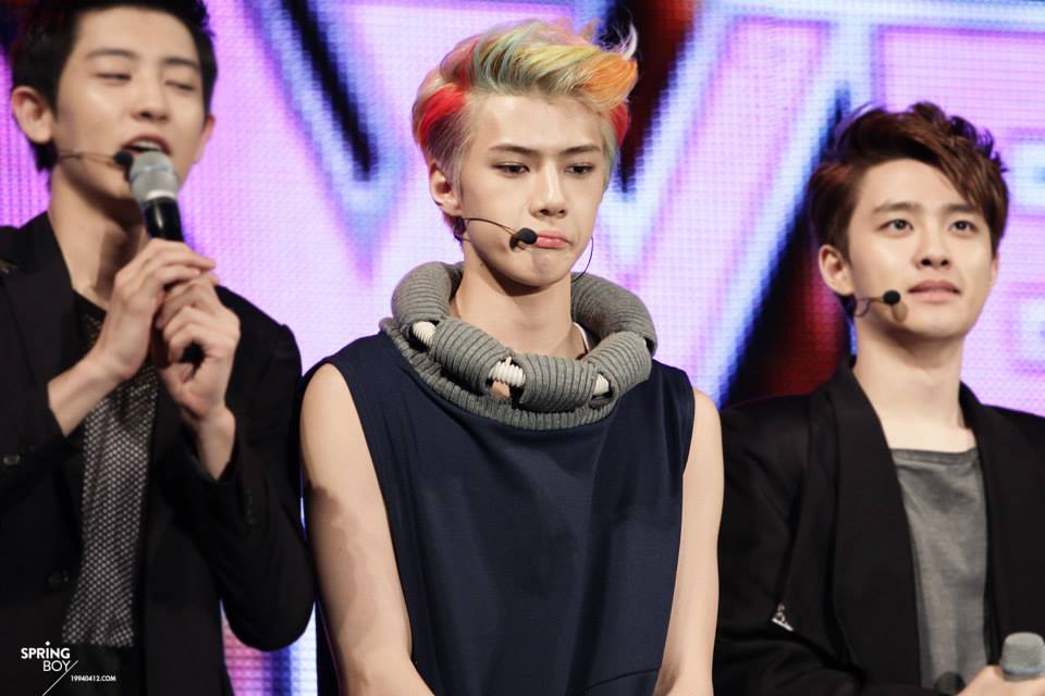 hair color sehun  1