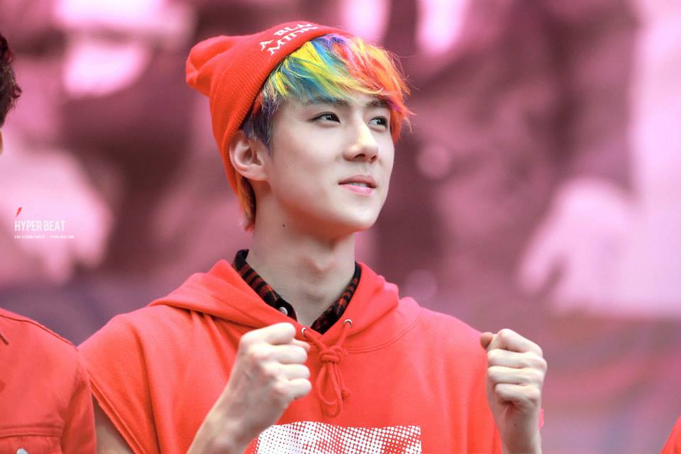 hair color sehun  1