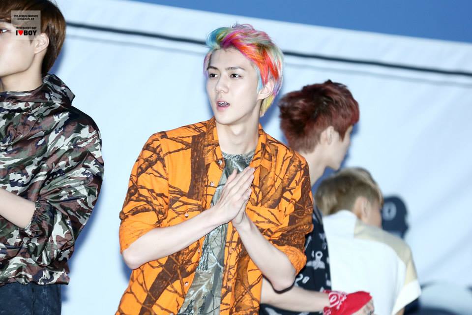 hair color sehun  1