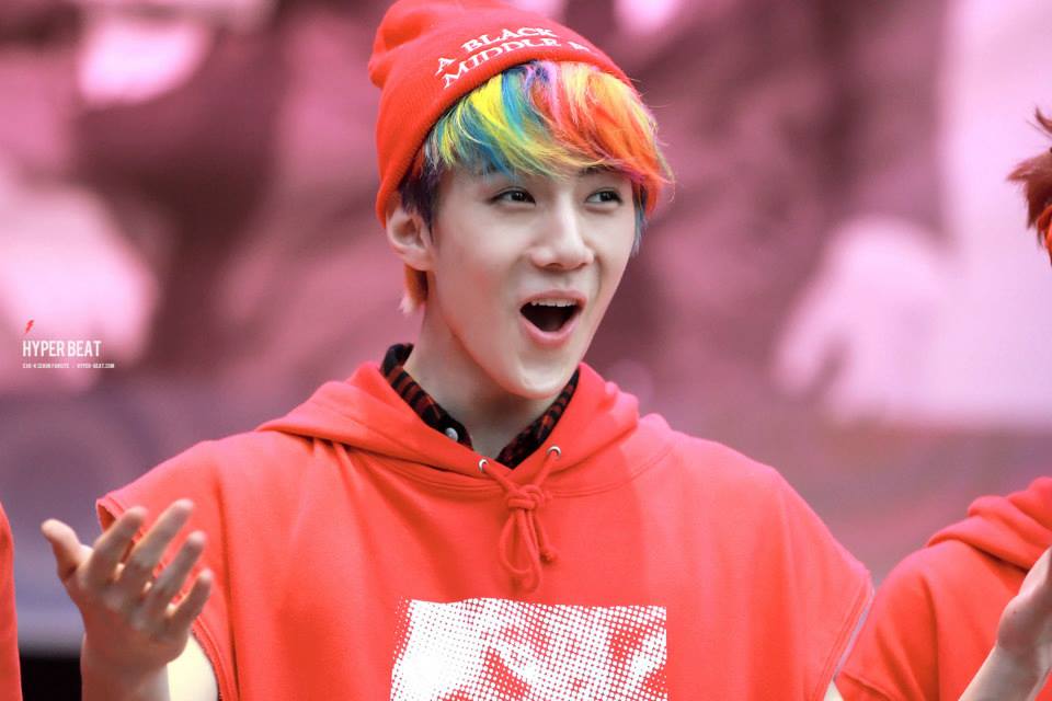 hair color sehun  1