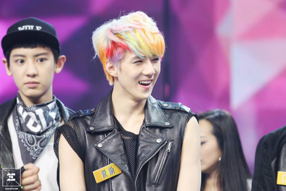hair color sehun  1