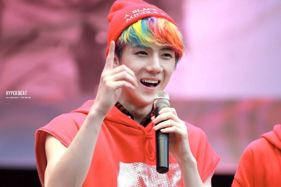 hair color sehun  1