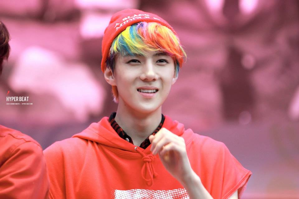 hair color sehun  1