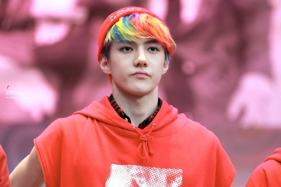 hair color sehun  1
