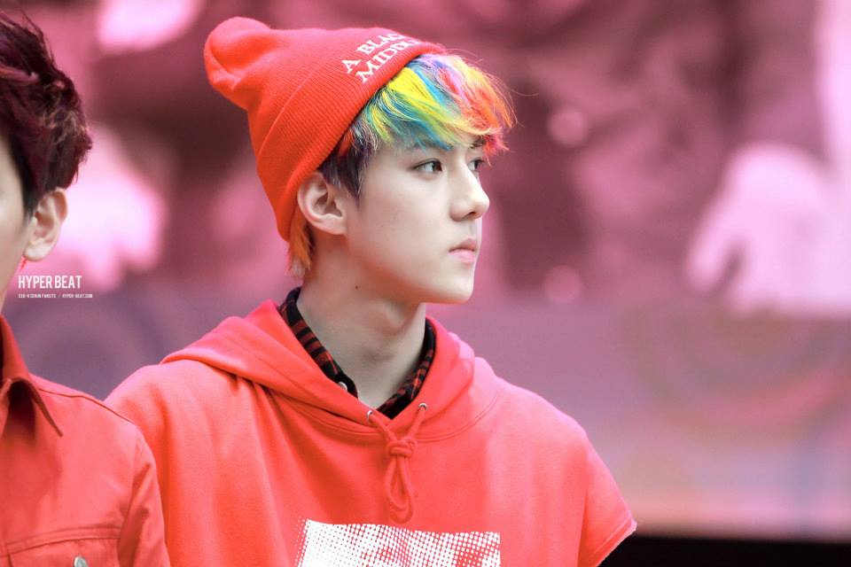 hair color sehun  1