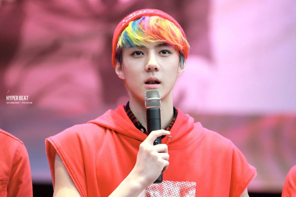hair color sehun  1