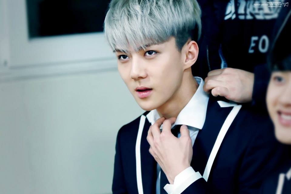 hair color sehun  1