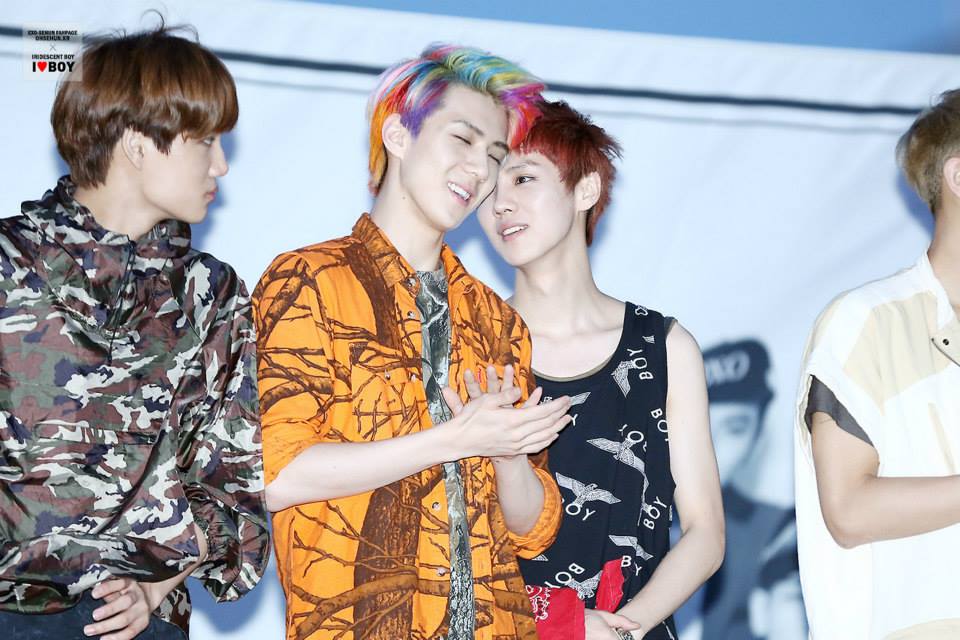 hair color sehun  1