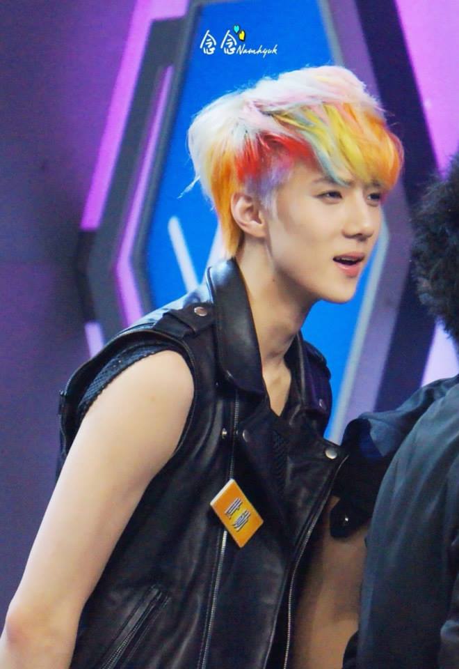 hair color sehun  1