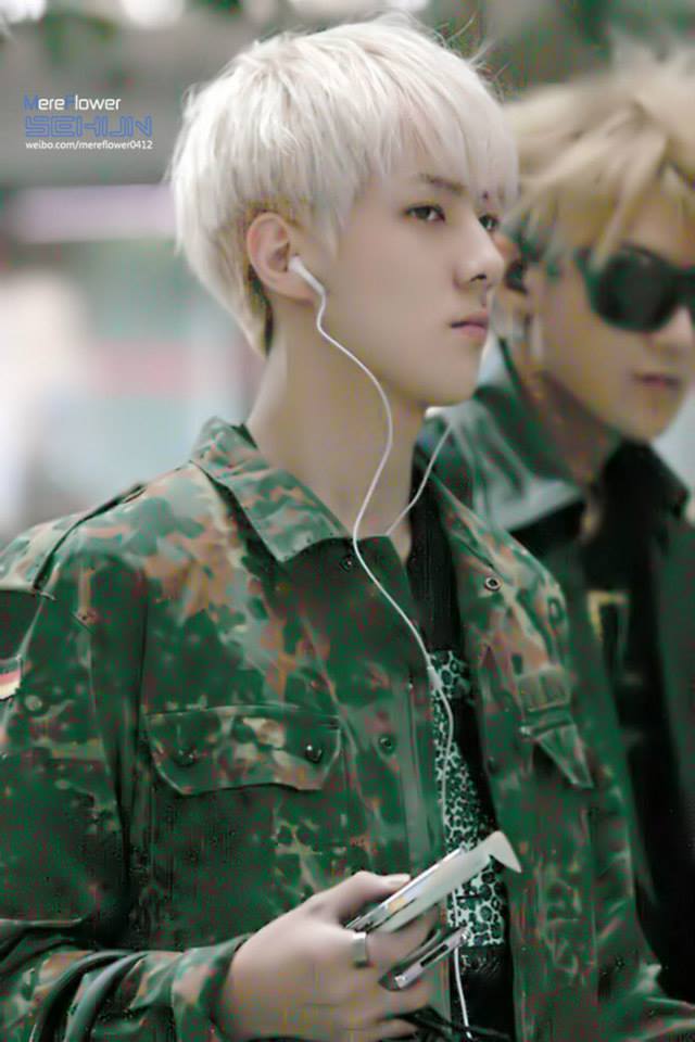 hair color sehun  1