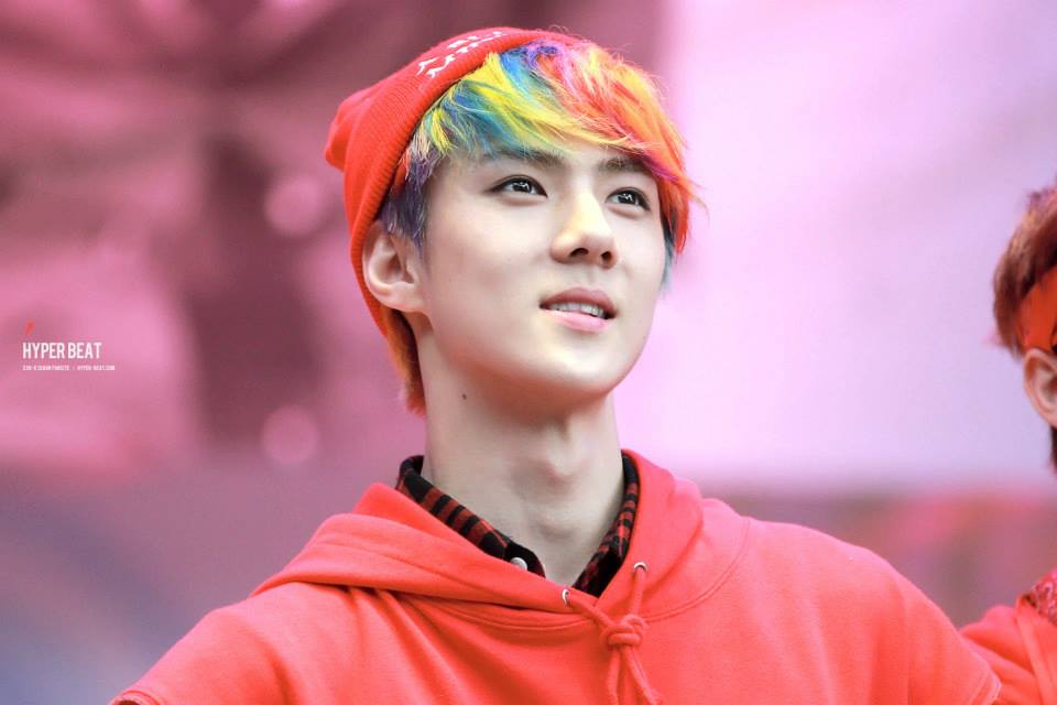hair color sehun  1
