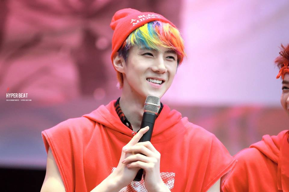 hair color sehun  1