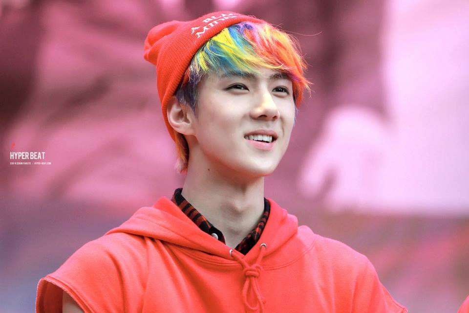 hair color sehun  1