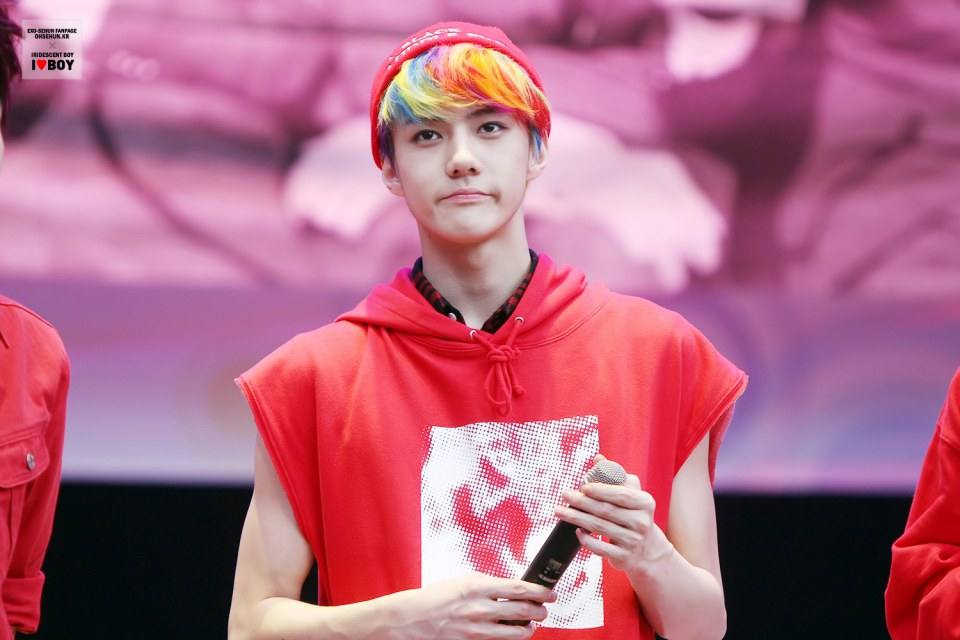 hair color sehun  1