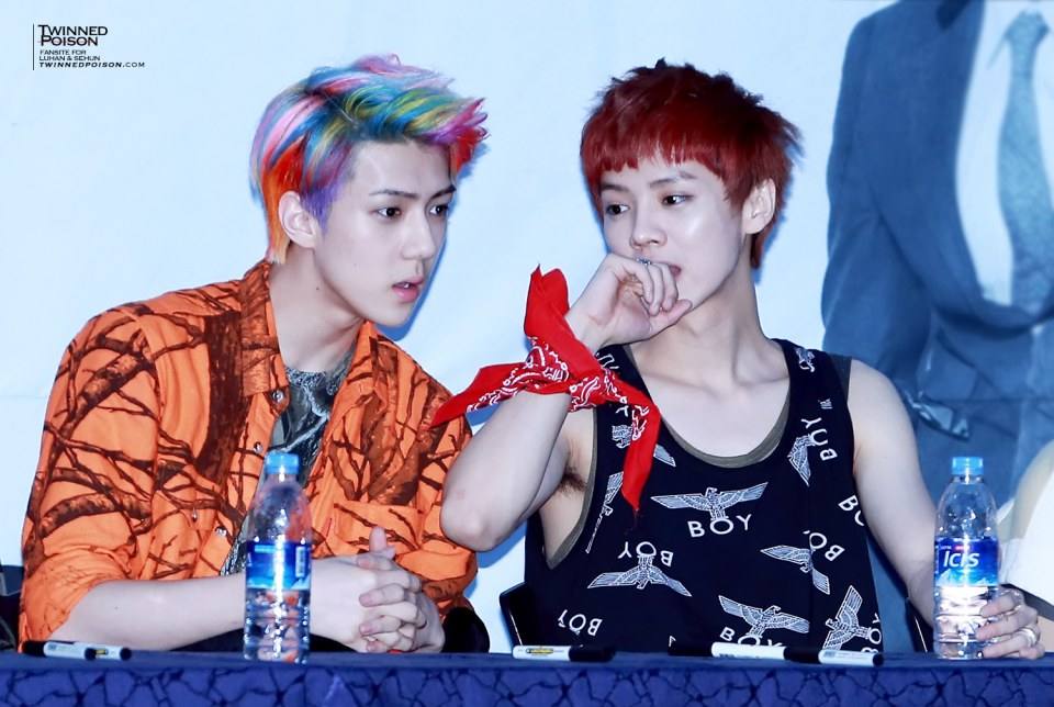 hair color sehun  1