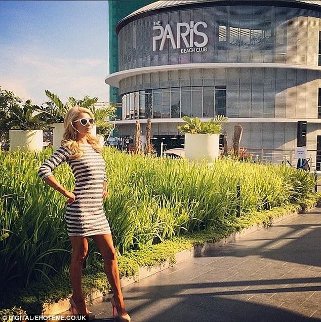 ปารีส ฮิลตัน Open Resort In Philipine