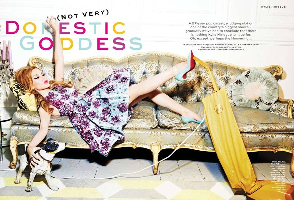 Kylie Minogue @ Stylist UK Magazine March 2014