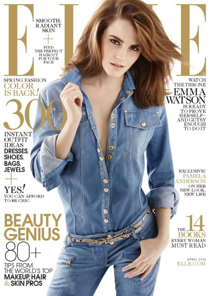Emma Watson @ ELLE US April 2014