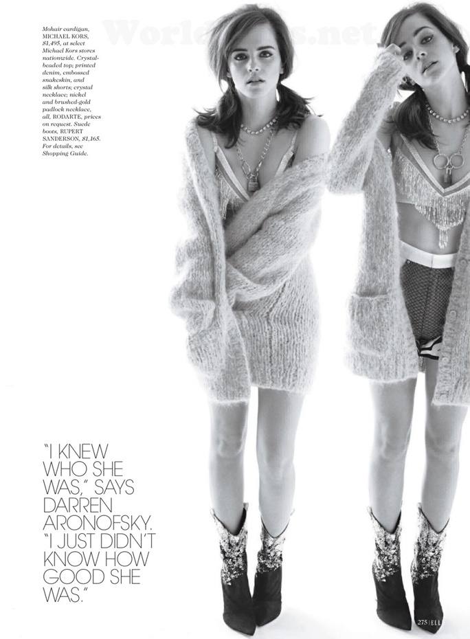 Emma Watson @ ELLE US April 2014