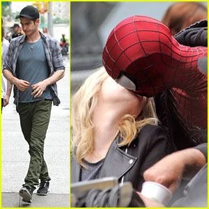 emma stone & andrew garfield ใน Amazing Spider-Man ภาค 2 เป็นคู่รักในจอ-และนอกจอ ฟินมากกกกกกกกกกกก