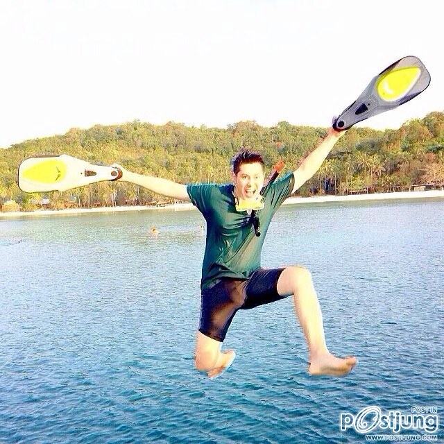 แมน การิน ใส่กางเกงรัดติ้วเล่นน้ำ แซ่บมาก