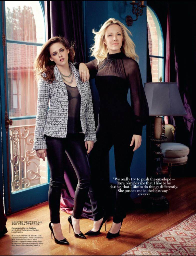 Kristen Stewart และสไตลิสท์คู่ใจ ถ่ายแฟชั่นร่วมกันใน The Hollywood Reporter