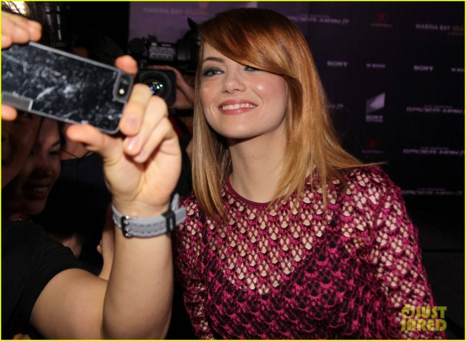 Emma Stone & Andrew Garfield Hang with Adorable Little Spider-Man at Fan Event!