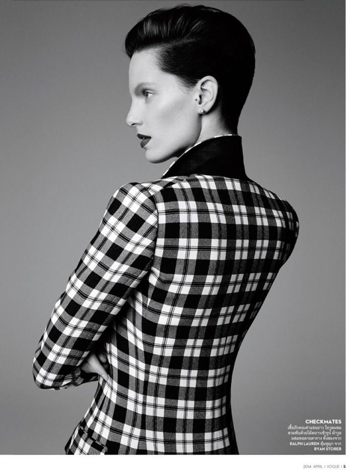 Iris Strubegger @ VOGUE THAILAND vol.2 no.15 April 2014
