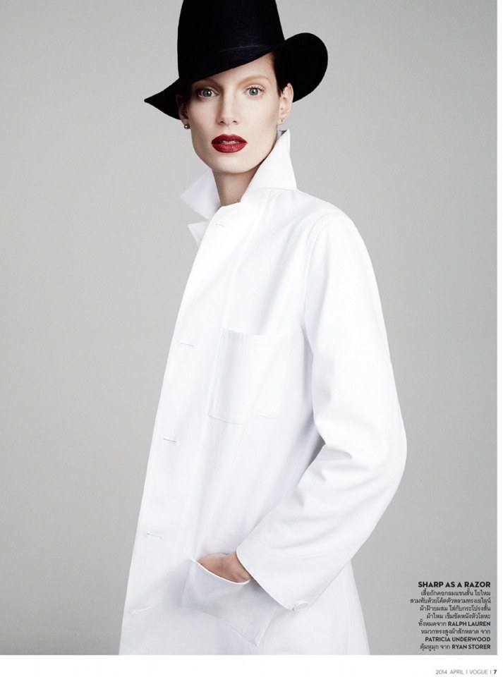 Iris Strubegger @ VOGUE THAILAND vol.2 no.15 April 2014