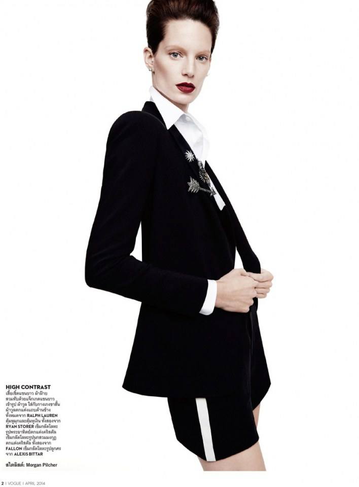 Iris Strubegger @ VOGUE THAILAND vol.2 no.15 April 2014