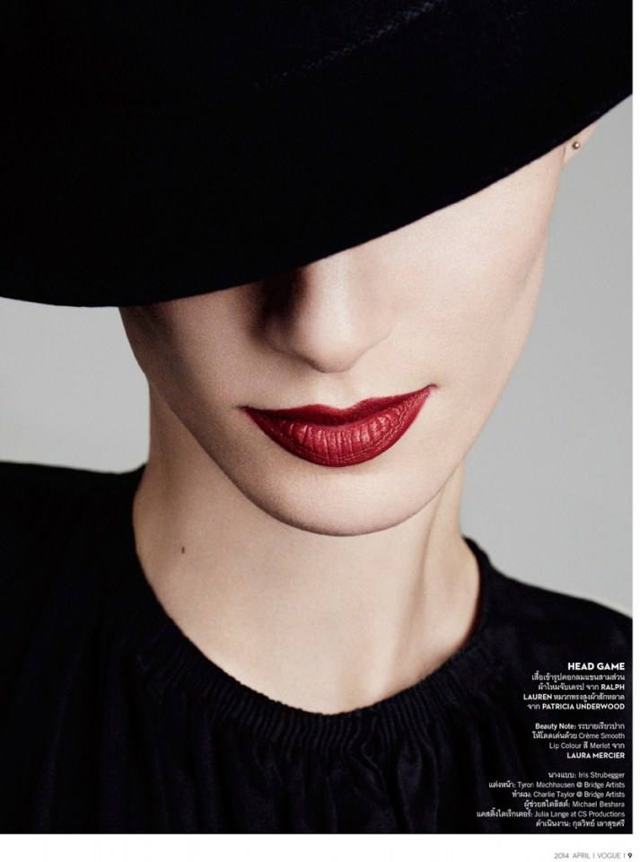Iris Strubegger @ VOGUE THAILAND vol.2 no.15 April 2014
