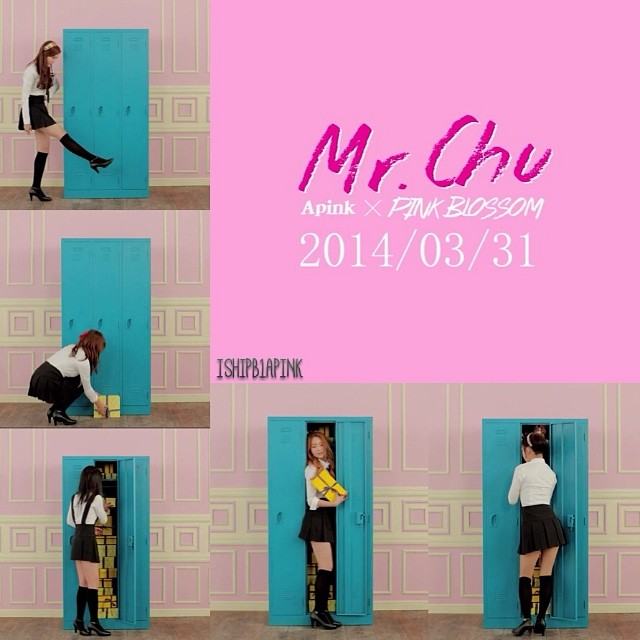 "Apink" น่ารักสดใสใน "mv Mr.Chu"