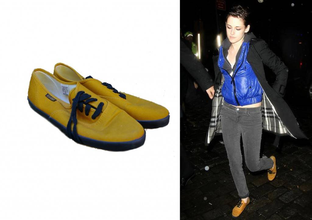 มาดูคลังรองเท้าผ้าใบของ Kristen Stewart กัน