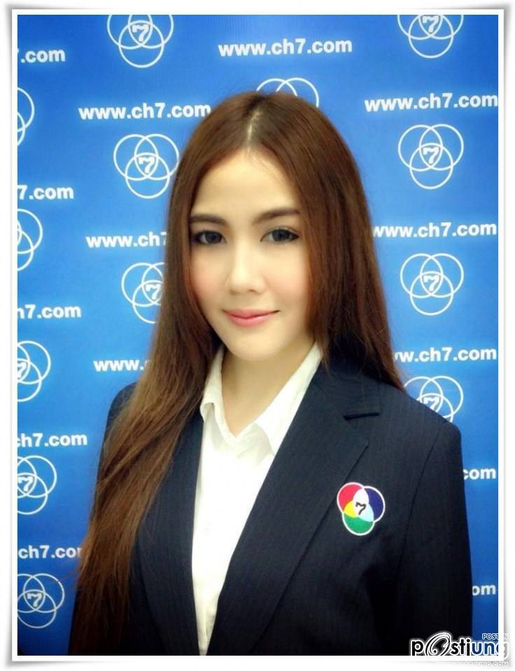 แอปเปิ้ล กุลธิดา  พงษ์แจ่ม ผู้ประกาศข่าวช่อง 7