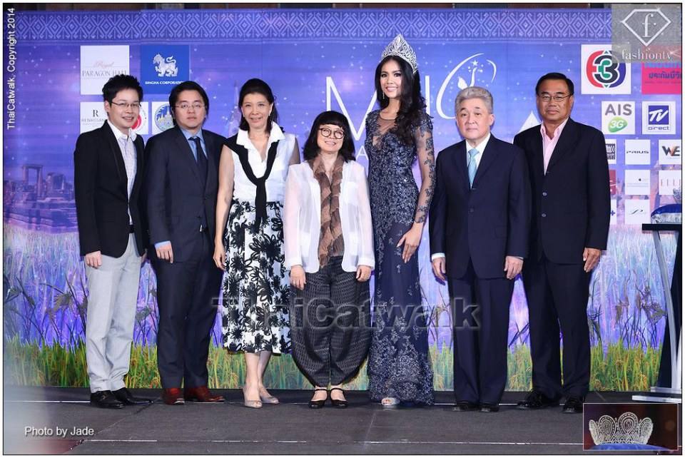 บรรยากาศเปิดตัวมงกุฎ Miss Universe Thailand 2014