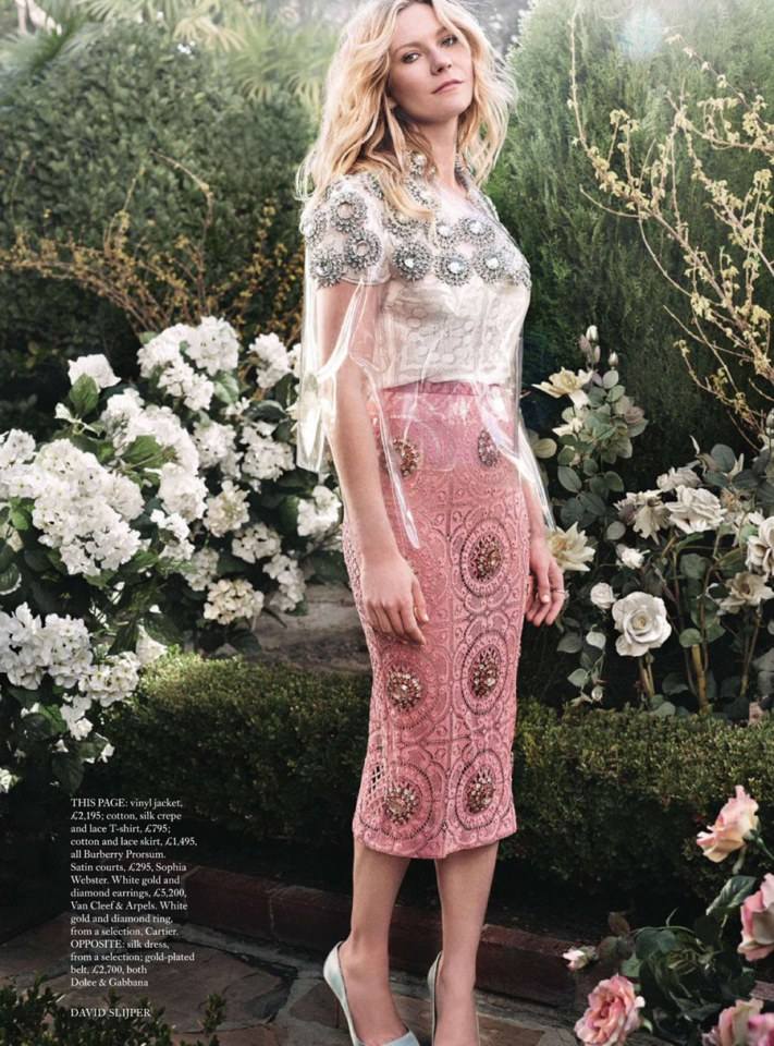 Kirsten Dunst @ Harper's Bazaar UK May 2014