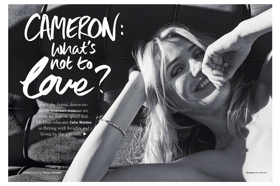 Cameron Diaz @ Glamour UK May 2014