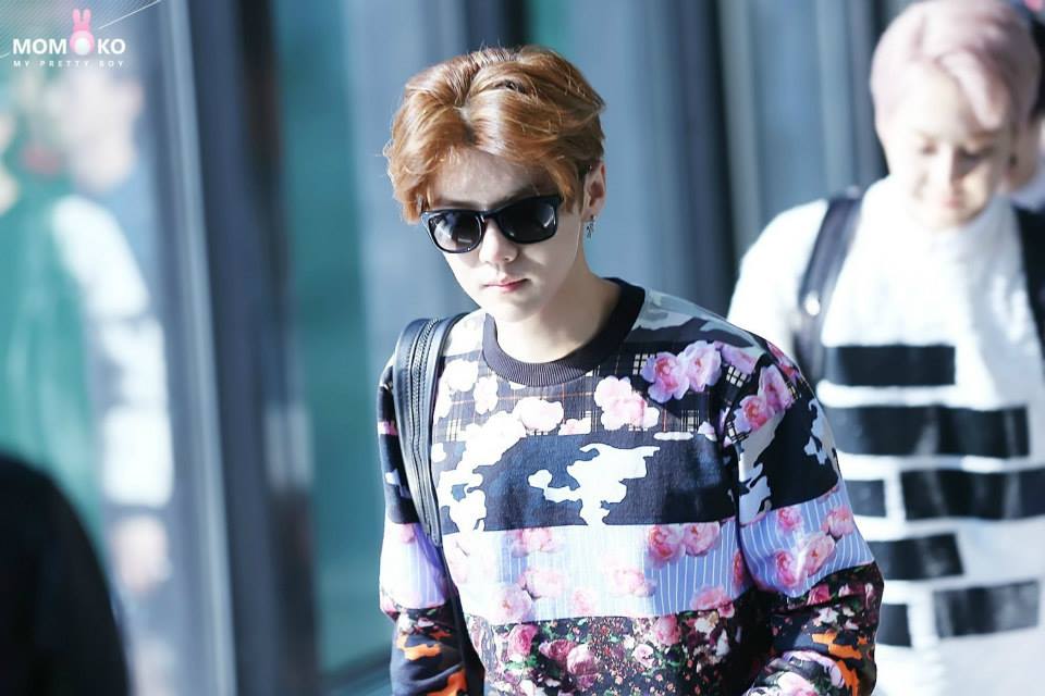 LUHAN @ Gimpo Airport & Beijing Airport 2014