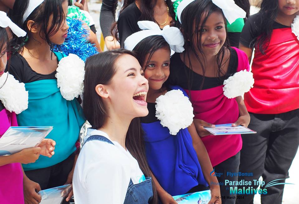 ส่อง "ญาญ่า" นางฟ้าวงการบันเทิงเที่ยวมัลดีฟ