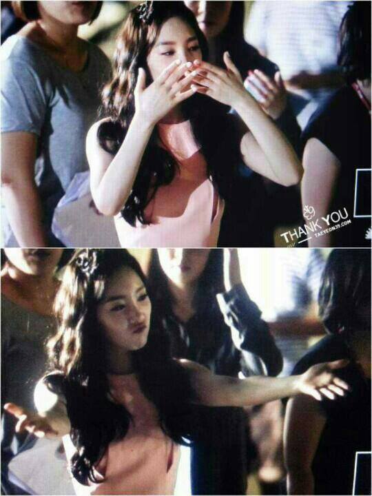 แทยอน (SNSD) ถ่ายโฆษณา B-ing