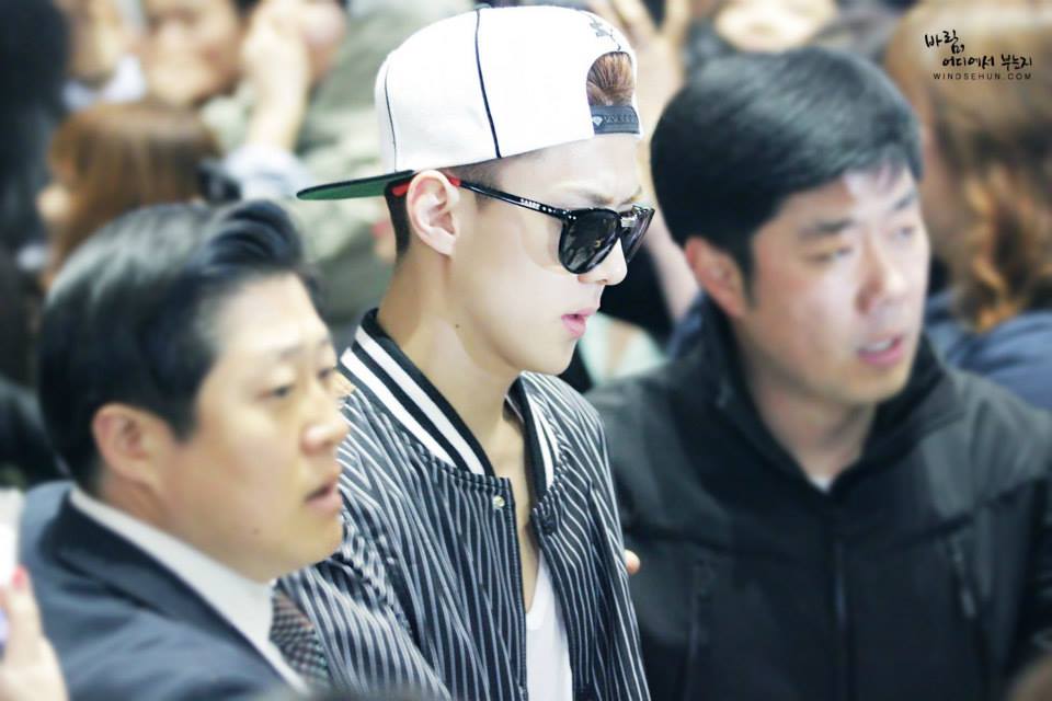 Sehun @ Gimpo Airport ✈ Haneda Airport 2014