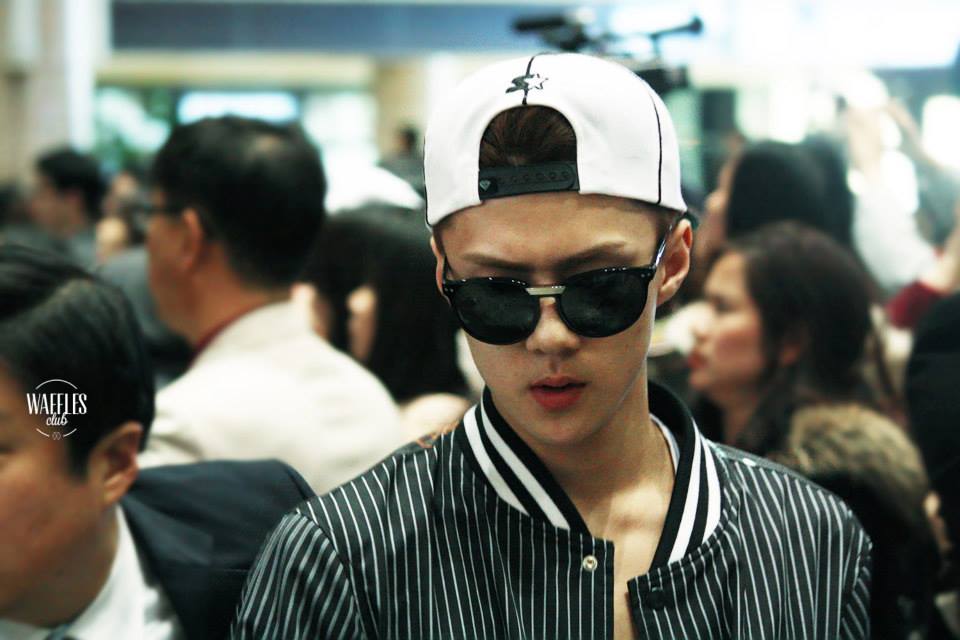 Sehun @ Gimpo Airport ✈ Haneda Airport 2014