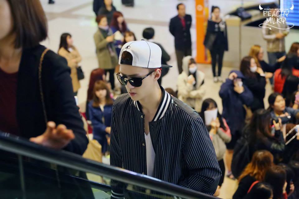 Sehun @ Gimpo Airport ✈ Haneda Airport 2014